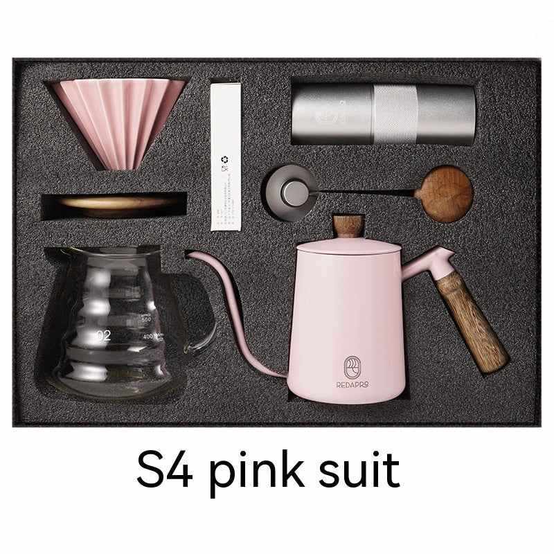 American-Style Pour-Over Coffee Set — 5-Piece Gift Kit