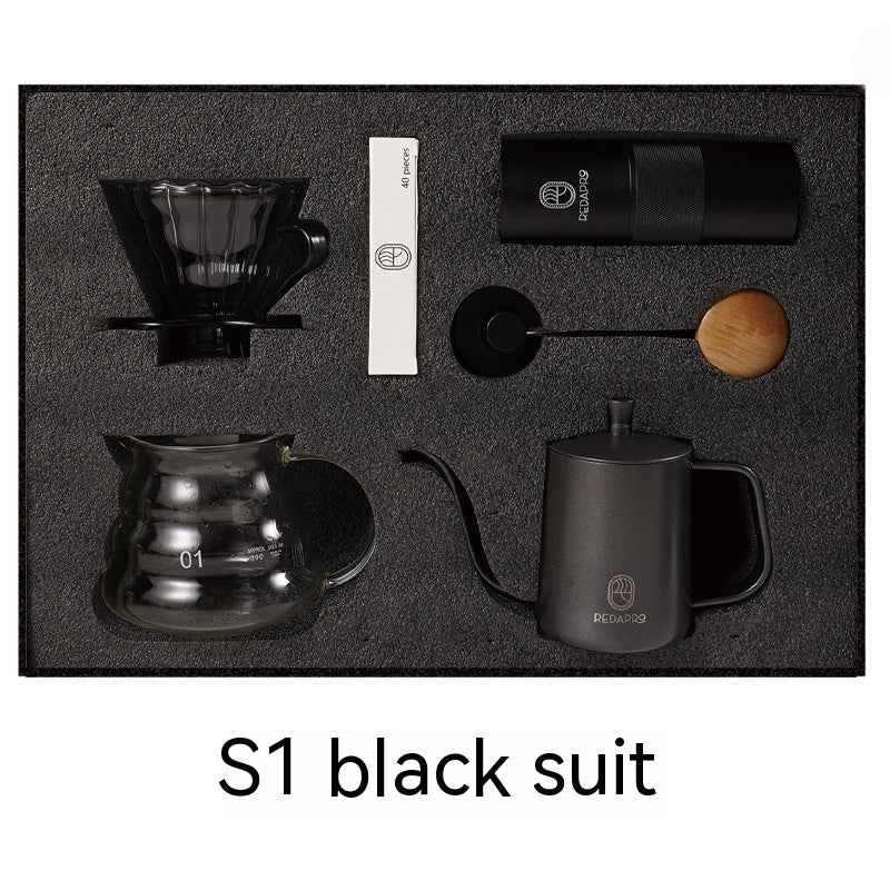 American-Style Pour-Over Coffee Set — 5-Piece Gift Kit