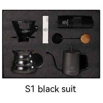 American-Style Pour-Over Coffee Set — 5-Piece Gift Kit