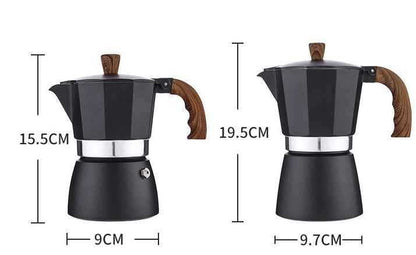 Classic Stovetop Espresso Maker — Italian-Style Moka Pot