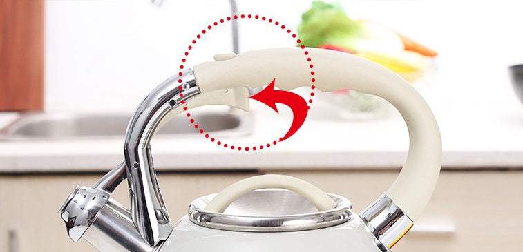 Whistling Stovetop Kettle — Polka Dot