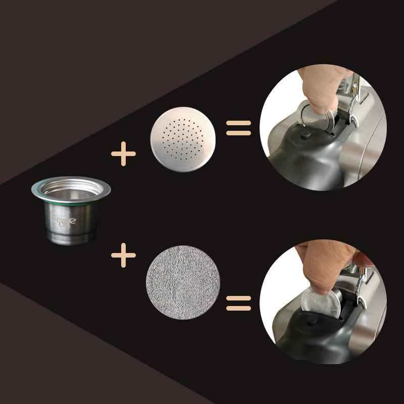 Compact Nespresso-Compatible Espresso Maker — One-Touch Brewing