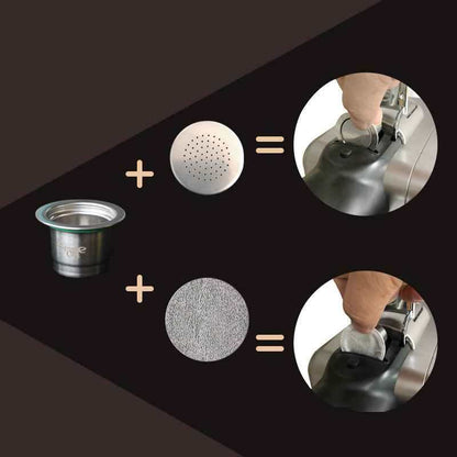 Compact Nespresso-Compatible Espresso Maker — One-Touch Brewing