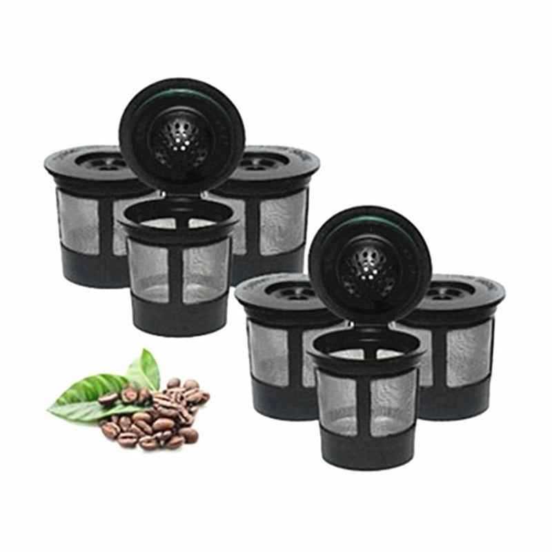 Reusable K-Cup stainless steel coffee filters 4-pack BPA-free compatible with Keurig machines