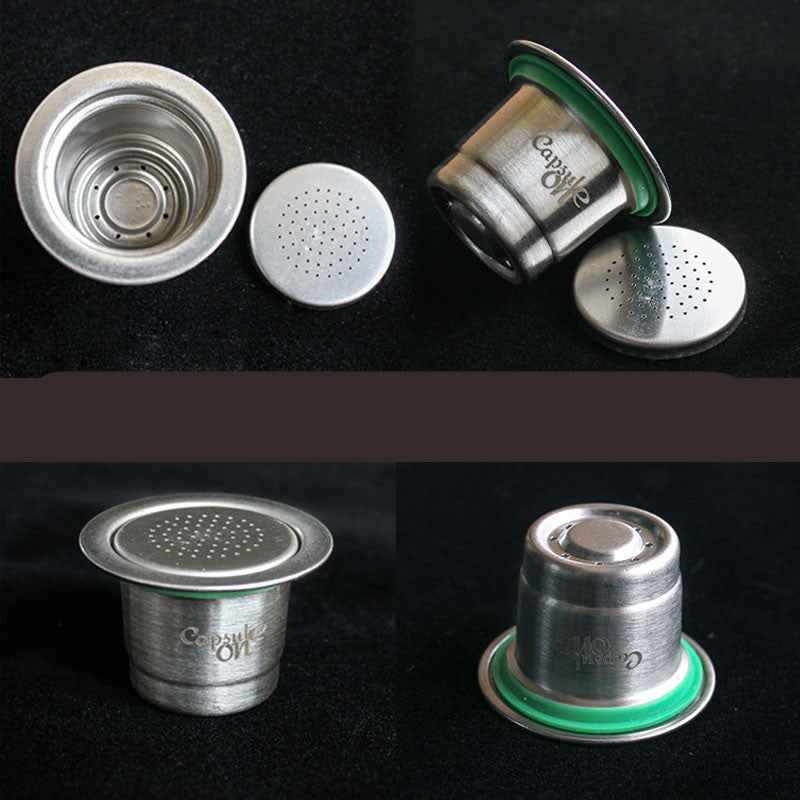 Compact Nespresso-Compatible Espresso Maker — One-Touch Brewing