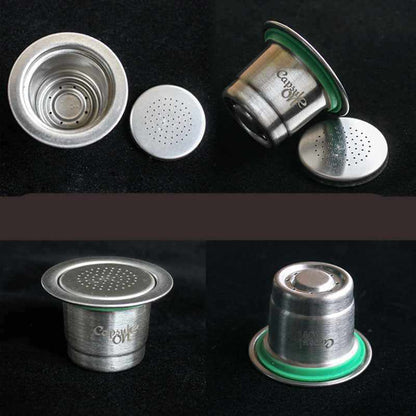 Compact Nespresso-Compatible Espresso Maker — One-Touch Brewing
