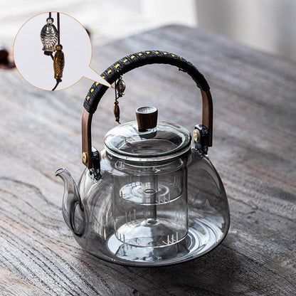 Glass Kettle & Electric Ceramic Stove Tea Set