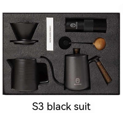 American-Style Pour-Over Coffee Set — 5-Piece Gift Kit