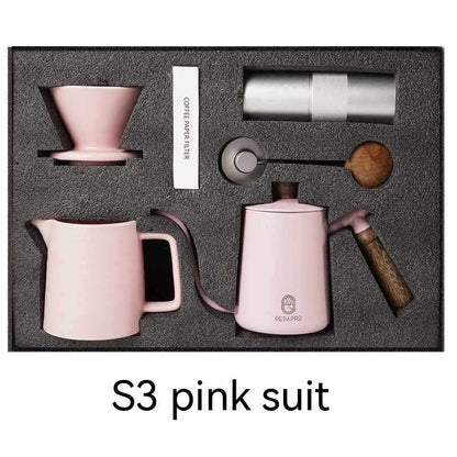 American-Style Pour-Over Coffee Set — 5-Piece Gift Kit