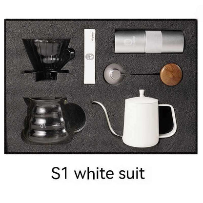 American-Style Pour-Over Coffee Set — 5-Piece Gift Kit